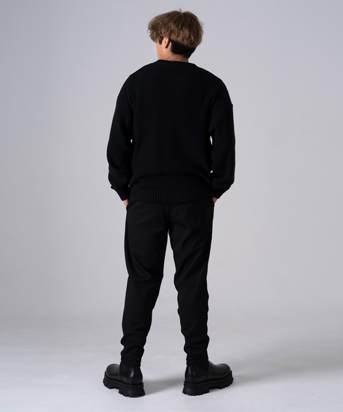 KANGOL(カンゴール)の「【別注】KANGOL カンゴール ブランド ロゴ ワンポイント 刺繍 クルーニット 長袖 セーター(ニット/セーター・メンズ・ライトグレー/ブラック/ベージュ・M/L/XL)」の5枚目の写真