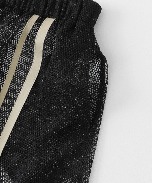 KBF（ケイビーエフ）の「メッシュラインレイヤードスカート（スカート・レディース・ブラック/オフホワイト・ONE）」の22枚目の写真