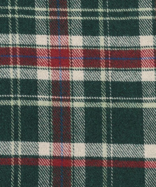 チチカカ(チチカカ)の「リャマ刺繍チェックシャツワンピース(シャツワンピース・レディース・ブラック/ライトグレー/グリーン・FREE)」の20枚目の写真