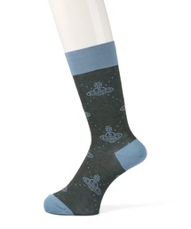 Vivienne Westwood ACCESSORIES | “ORBオールオーバー” メンズ クルーソックス【249970 373M】(ソックス/靴下)