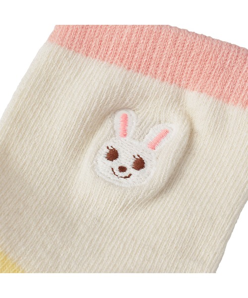 MIKI HOUSE(ミキハウス)の「虫よけ加工ソックス(ソックス/靴下・キッズ・ホワイト/ピンク・11-13cm/13-15cm/15-17cm/17-19cm)」の3枚目の写真
