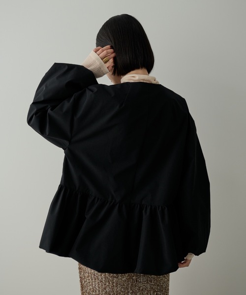 バルーンペプラムブルゾン(Tシャツ/カットソー)|Shelly island(シェリーアイランド) バルーンペプラムブルゾン(Tシャツ/カットソー)|Shelly island(シェリーアイランド)