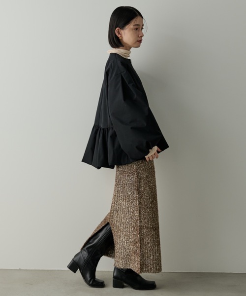 バルーンペプラムブルゾン(Tシャツ/カットソー)|Shelly island(シェリーアイランド) バルーンペプラムブルゾン(Tシャツ/カットソー)|Shelly island(シェリーアイランド)