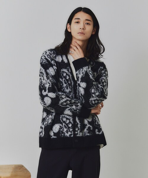 【素敵なデザイン❗️】COMME des GARÇONS 手裏剣柄 セーター HOOK -original-】ボロボロのハート総柄クレイジーステッチ