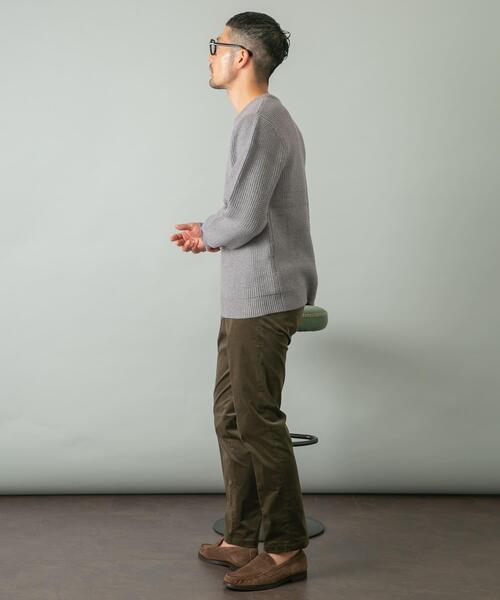 URBAN RESEARCH ROSSO MEN（アーバンリサーチロッソメン）の「ウォッシャブルストレッチワッフルクルーネックプルオーバー（ニット/セーター・メンズ・ブラウン/ネイビー/ブラック/グレー・MEDIUM/LARGE）」の17枚目の写真