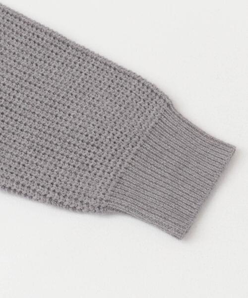 journal standard luxe ワッフル クルーネックプルオーバー JOURNAL STANDARD - journal standard luxe ワッフル クルーネックプル