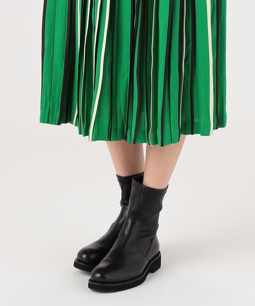 TOMORROWLAND (トゥモローランド)の「BODICE Classic Pleated スカート(スカート・レディース・グリーン系その他・S)」の2枚目の写真
