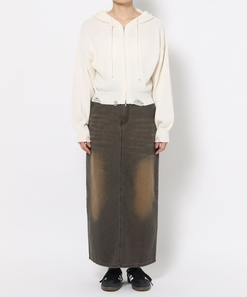 3.3 Field Trip／ダメージニットZIP（パーカー）｜3.3 Field Trip （3.3フィールドトリップ）