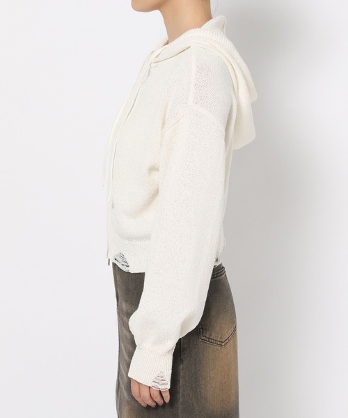 3.3 Field Trip／ダメージニットZIP（パーカー）｜3.3 Field Trip （3.3フィールドトリップ）