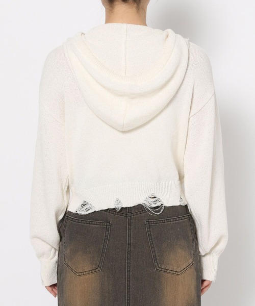 3.3 Field Trip／ダメージニットZIP（パーカー）｜3.3 Field Trip （3.3フィールドトリップ）