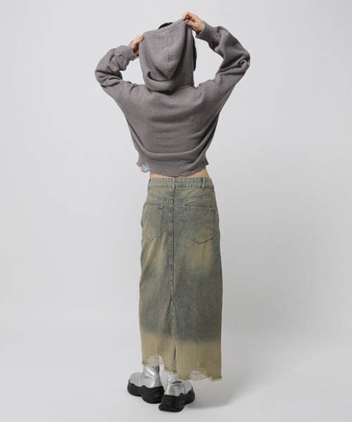 3.3 Field Trip／ダメージニットZIP（パーカー）｜3.3 Field Trip （3.3フィールドトリップ）