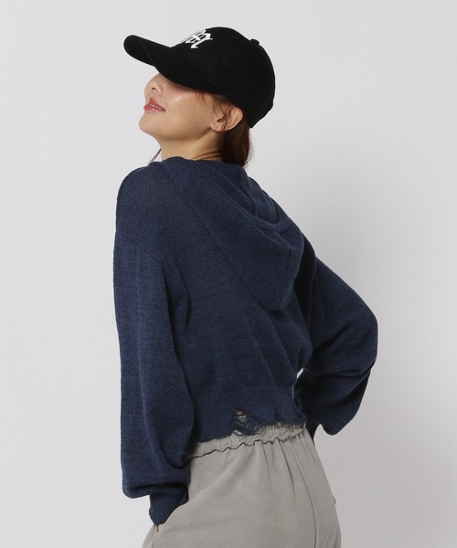 3.3 Field Trip／ダメージニットZIP（パーカー）｜3.3 Field Trip （3.3フィールドトリップ）