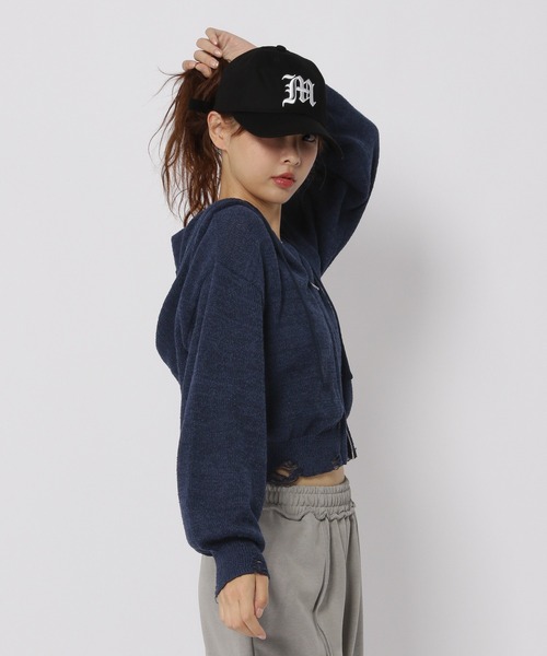 3.3 Field Trip／ダメージニットZIP（パーカー）｜3.3 Field Trip （3.3フィールドトリップ）