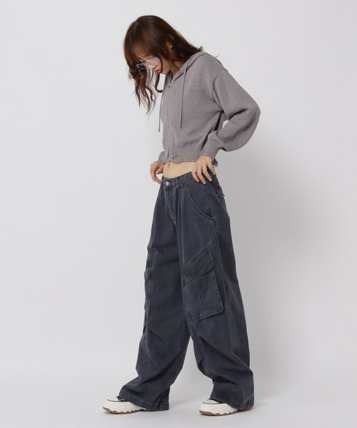 3.3 Field Trip／ダメージニットZIP（パーカー）｜3.3 Field Trip （3.3フィールドトリップ）