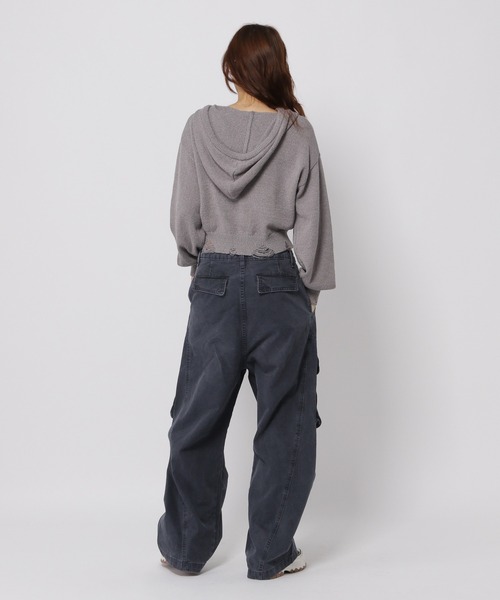 3.3 Field Trip／ダメージニットZIP（パーカー）｜3.3 Field Trip （3.3フィールドトリップ）