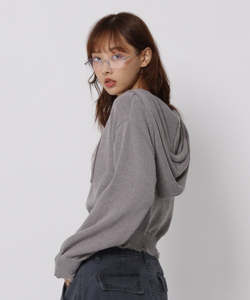 3.3 Field Trip／ダメージニットZIP（パーカー）｜3.3 Field Trip （3.3フィールドトリップ）