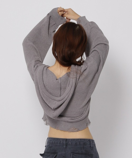 3.3 Field Trip／ダメージニットZIP（パーカー）｜3.3 Field Trip （3.3フィールドトリップ）