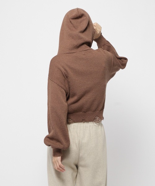 3.3 Field Trip／ダメージニットZIP（パーカー）｜3.3 Field Trip （3.3フィールドトリップ）