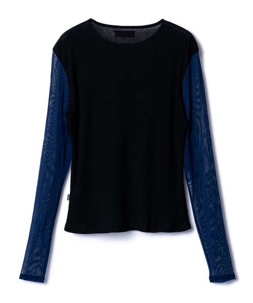 NON TOKYO（ノントーキョー）の「BI COLOR SHEER C/S（Tシャツ/カットソー・レディース・ブラック系/ブラウン系/グレー系・FREE）」の11枚目の写真