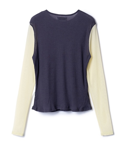 NON TOKYO（ノントーキョー）の「BI COLOR SHEER C/S（Tシャツ/カットソー・レディース・ブラック系/ブラウン系/グレー系・FREE）」の15枚目の写真