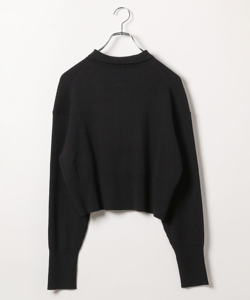 LEPSIM（レプシィム）の「12ゲージリブZIPカーディガン　133278（カーディガン/ボレロ・レディース・ライトグレー/ライトパープル/ブラック・FREE）」の18枚目の写真