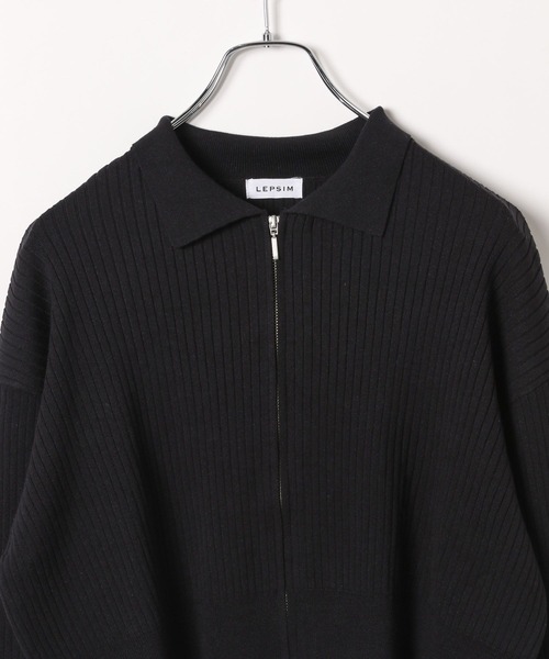 LEPSIM（レプシィム）の「12ゲージリブZIPカーディガン　133278（カーディガン/ボレロ・レディース・ライトグレー/ライトパープル/ブラック・FREE）」の19枚目の写真
