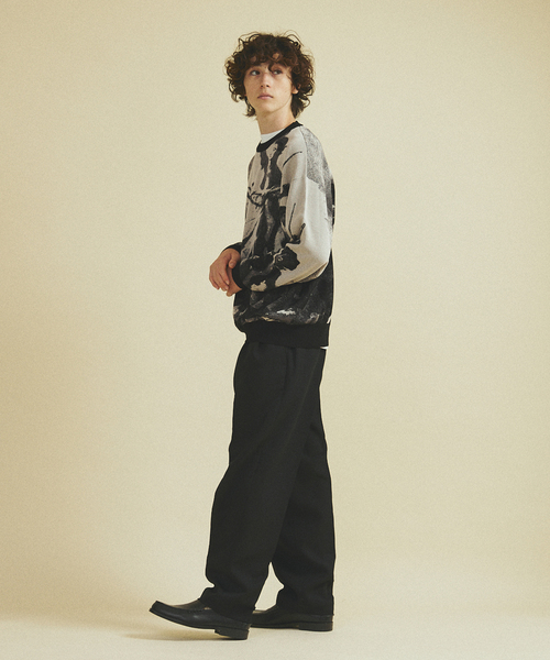 417 EDIFICE（フォーワンセブンエディフィス）の「Revolution ニット（ニット/セーター・メンズ・チャコールグレー/ブラウン・MEDIUM/LARGE）」の7枚目の写真