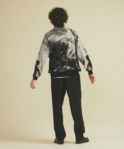 417 EDIFICE（フォーワンセブンエディフィス）の「Revolution ニット（ニット/セーター・メンズ・チャコールグレー/ブラウン・MEDIUM/LARGE）」の8枚目の写真