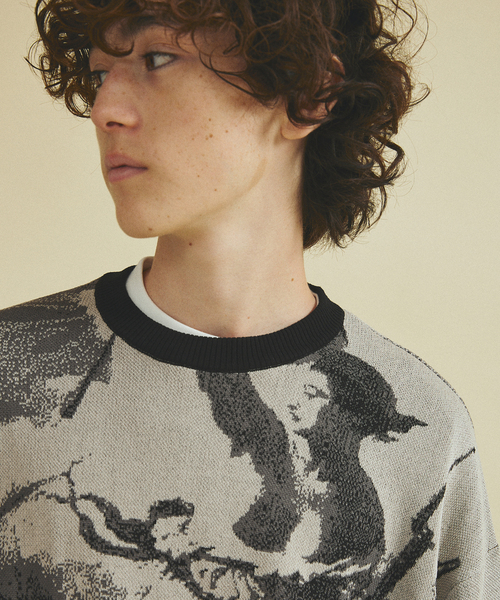 417 EDIFICE（フォーワンセブンエディフィス）の「Revolution ニット（ニット/セーター・メンズ・チャコールグレー/ブラウン・MEDIUM/LARGE）」の15枚目の写真