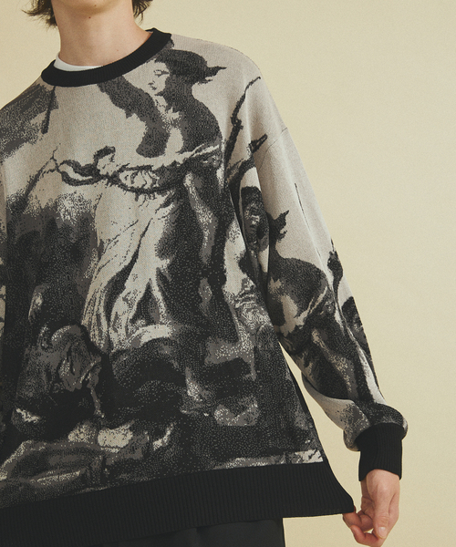 417 EDIFICE（フォーワンセブンエディフィス）の「Revolution ニット（ニット/セーター・メンズ・チャコールグレー/ブラウン・MEDIUM/LARGE）」の17枚目の写真