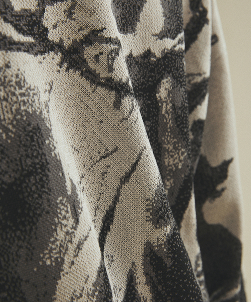 417 EDIFICE（フォーワンセブンエディフィス）の「Revolution ニット（ニット/セーター・メンズ・チャコールグレー/ブラウン・MEDIUM/LARGE）」の18枚目の写真