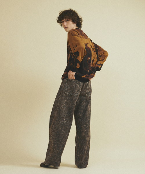 417 EDIFICE（フォーワンセブンエディフィス）の「Revolution ニット（ニット/セーター・メンズ・チャコールグレー/ブラウン・MEDIUM/LARGE）」の21枚目の写真