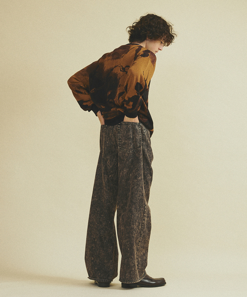 417 EDIFICE（フォーワンセブンエディフィス）の「Revolution ニット（ニット/セーター・メンズ・チャコールグレー/ブラウン・MEDIUM/LARGE）」の22枚目の写真