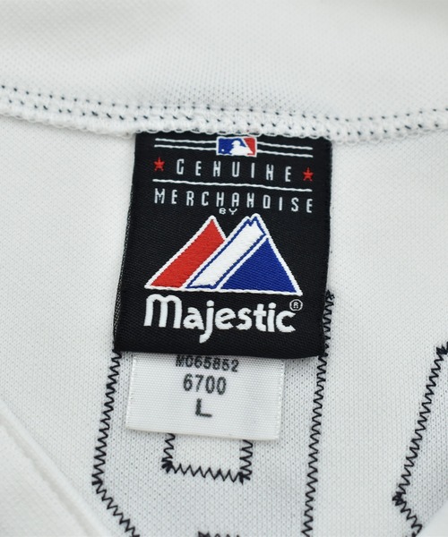 MAJESTIC(マジェスティック)の「【ヴィンテージ古着】Majestic “MLB Detroit Tigers/ #24 CABRERA” ゲームシャツ(その他トップス・メンズ・ホワイト・LARGE)」の4枚目の写真