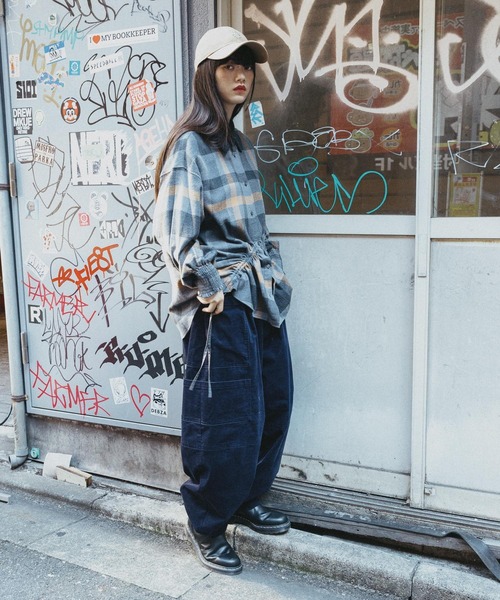 新品 MODE NORM CORE 起毛ポケットバルーンパンツ sizeL セール】[MODE NORM CORE]起毛ポケットバルーンパンツ（その他