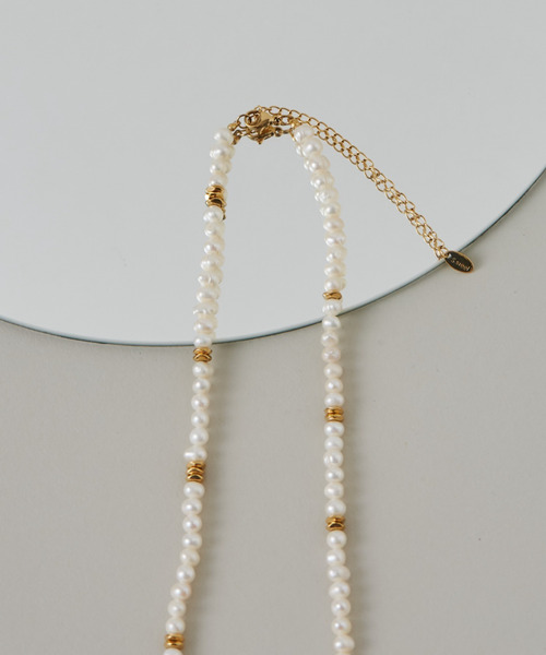 【セール】【 金属アレルギー対応 】 淡水パールネックレス サージカルステンレス 316L（ネックレス）｜ciite' 316L（シーテサンイチロクエル）