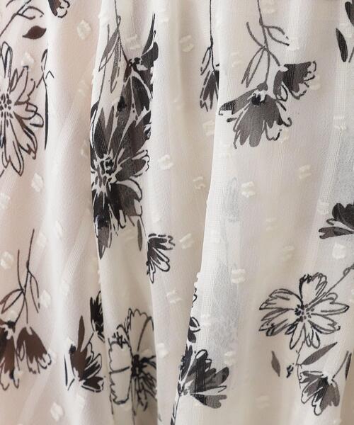couture brooch（クチュールブローチ）の「◆【洗える・大人フェミニン】フラワージャカードブラウス（シャツ/ブラウス・レディース・ブラック系/ホワイト系3・38/40/42）」の21枚目の写真