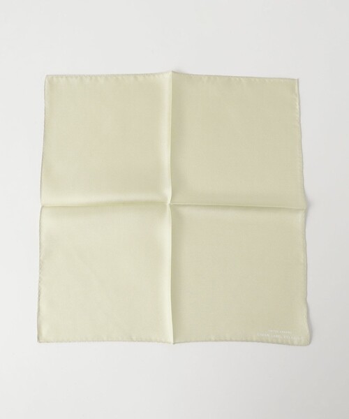 green label relaxing（グリーンレーベルリラクシング）の「GLR シルク ソリッド ポケットチーフ（ポケットチーフ・メンズ・シルバー/ライラック/ライトブルー/ベージュ/ホワイト・FREE）」の13枚目の写真