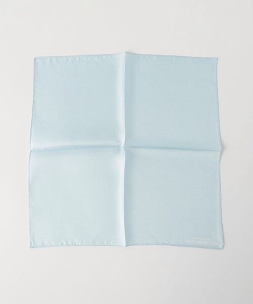 green label relaxing（グリーンレーベルリラクシング）の「GLR シルク ソリッド ポケットチーフ（ポケットチーフ・メンズ・シルバー/ライラック/ライトブルー/ベージュ/ホワイト・FREE）」の15枚目の写真