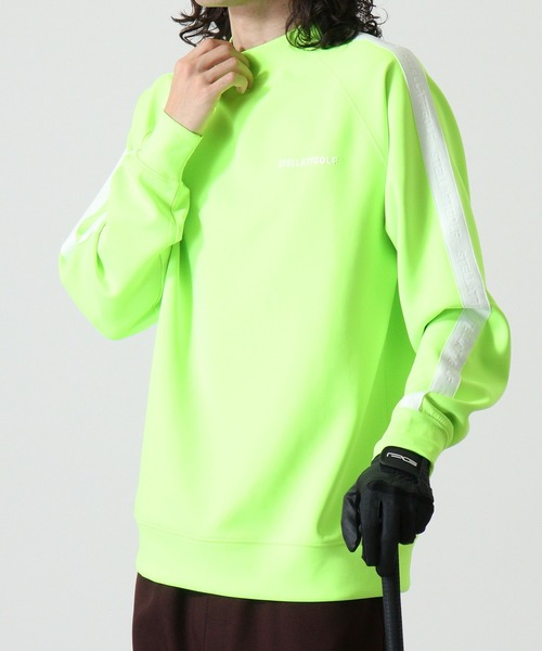 値段が激安 セール】蛍光ｶﾗｰｺﾞﾙﾌﾓｯｸﾈｯｸ長袖T（Tシャツ/カットソー メンズウェア