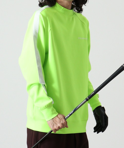 セール】蛍光ｶﾗｰｺﾞﾙﾌﾓｯｸﾈｯｸ長袖T（Tシャツ/カットソー