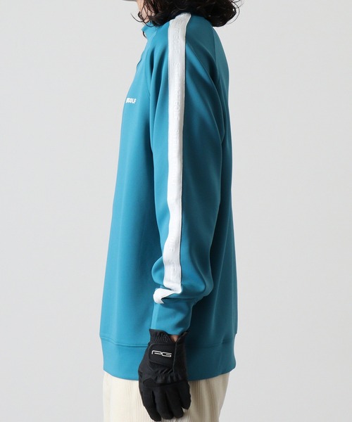 stella77golf（ステラセブンティーンセブンゴルフ）の「蛍光ｶﾗｰｺﾞﾙﾌﾓｯｸﾈｯｸ長袖T（Tシャツ/カットソー・メンズ・ブラック/ホワイト/グリーン系/イエロー系・M/L/XL/XXL）」の11枚目の写真