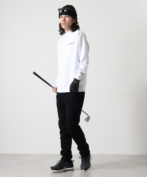stella77golf（ステラセブンティーンセブンゴルフ）の「蛍光ｶﾗｰｺﾞﾙﾌﾓｯｸﾈｯｸ長袖T（Tシャツ/カットソー・メンズ・ブラック/ホワイト/グリーン系/イエロー系・M/L/XL/XXL）」の22枚目の写真