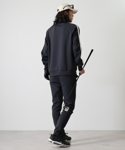 fr2golf 沖縄 モックネック カットソー ブラック セール】 【WEB・一部店舗限定】パネルチェックモックネック