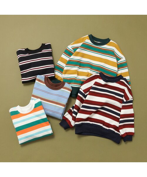 BREEZE（ブリーズ）の「マルチボーダートレーナー（スウェット）」 - WEAR