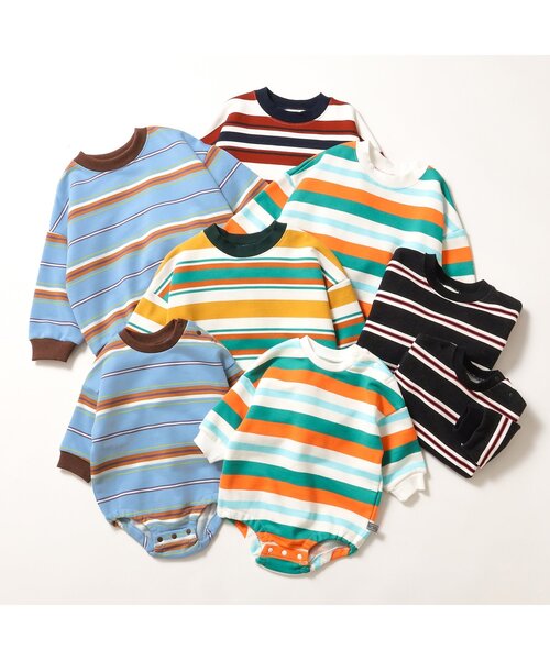 セール】マルチボーダートレーナー（スウェット）｜BREEZE（ブリーズ