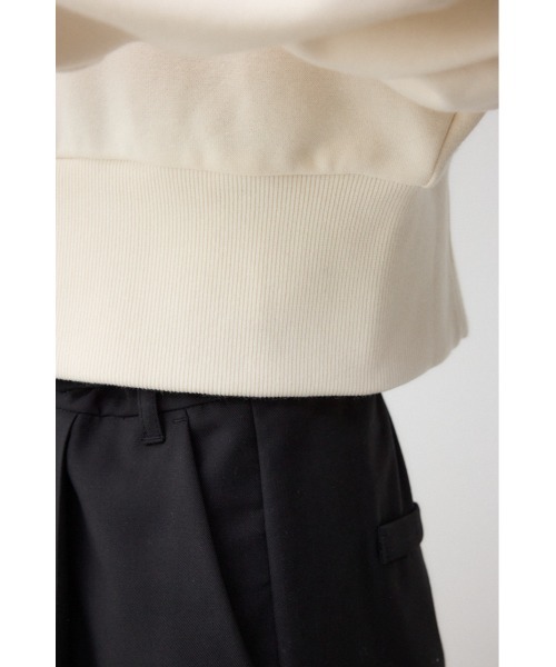 AZUL by moussy（アズールバイマウジー）の「バックデザインクロップドスウェット（スウェット・レディース・ブラック/アイボリー/ダークブルー・FREE）」の15枚目の写真