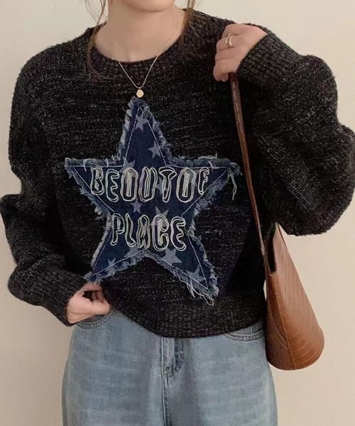 DOLCE&GABBANA トップス デニムニット 超美品 DIESEL（ディーゼル）の「レディース サステナブル ニット トップス