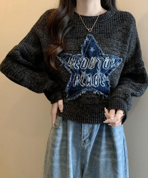 藍様♡専用♡GlamLips BOLERO ドッキング ニット トップス♡ 藍様♡専用♡GlamLips BOLERO ドッキング ニット トップス♡ 2025年