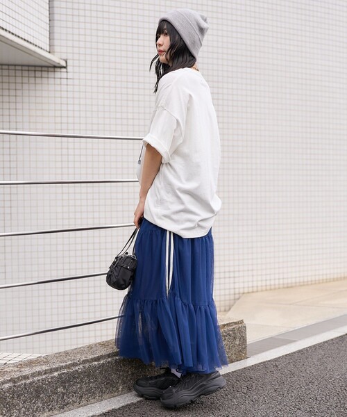 PUBLUX（パブリュクス）の「半袖Tシャツ（Tシャツ/カットソー・レディース・ピンク・M）」の7枚目の写真